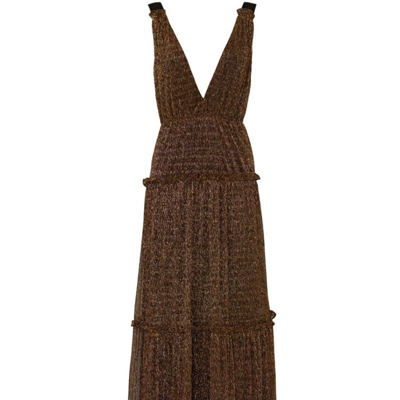 Hutch Metallic Tiered Gown, 6 - Picture 3 of 10